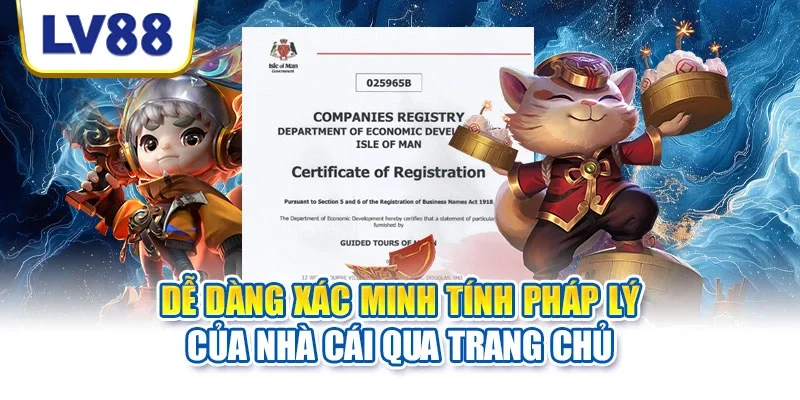Dễ dàng xác minh tính pháp lý của nhà cái qua trang chủ Dễ dàng xác minh tính pháp lý của nhà cái qua trang chủ